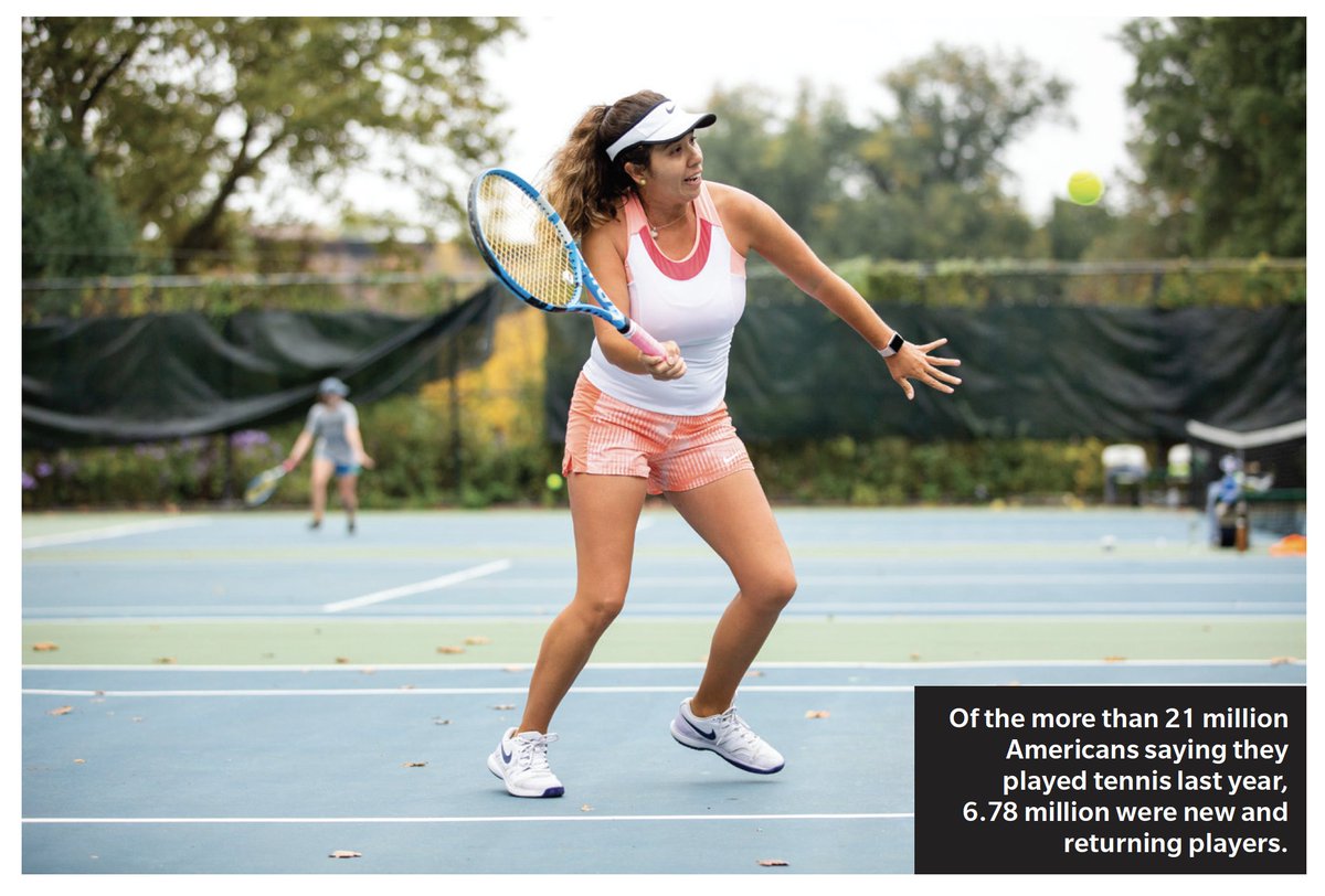 rsimagazine's tweet photo. Catch up on the latest happenings in the racquet sports industry in the April 2021 edition of #IndustryNews #participationsurge #topcoach #ptmscholarships #vandermeer #babolatlab #ITA #playsight #PBI
#brittowilsoncollab #PTR
More: https://t.co/m8JQC6Jpya https://t.co/YDVGK0P4Xa