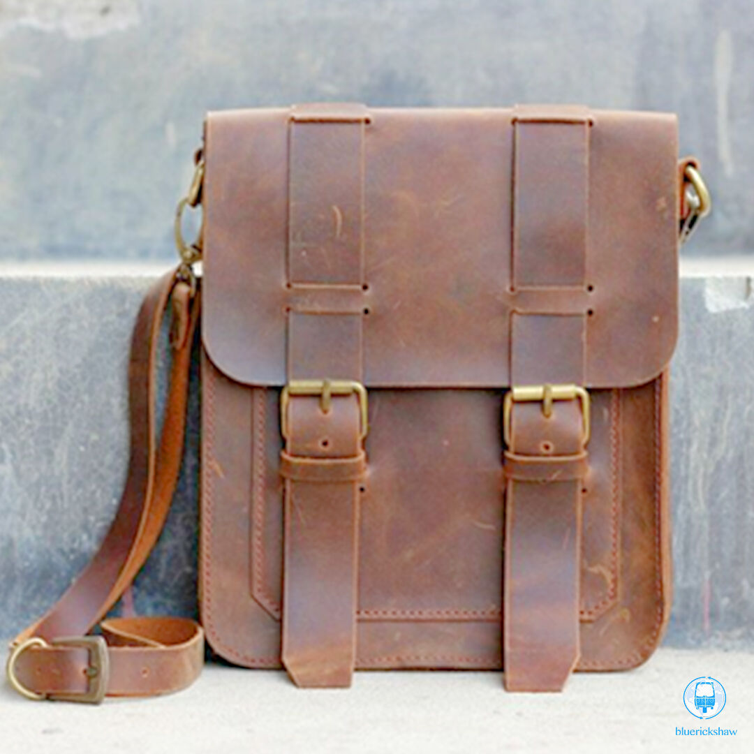 Leather bags have a solid grip and are easy to maintain. A genuine leather gets better with age, acquires a depth of patina, a soft sheen that develops through use and exposure on the surface of the leather, providing a character to a product.
#trending #tweet #handmade #exports