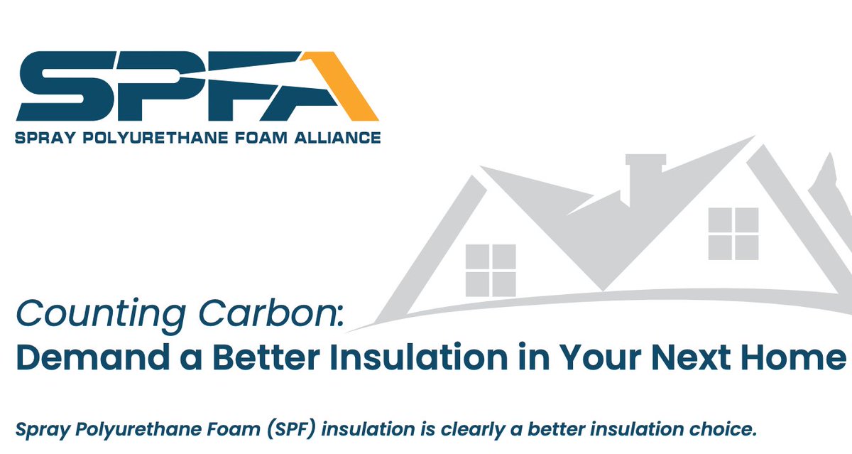 TheSPFA's tweet photo. We just released a Life Cycle Assessment Use Phase Report evaluating performance &amp; impacts of #sprayfoam insulation in 3 homes in 3 climate zones, comparing against #fiberglass insulation. The results are clear - sprayfoam #insulation wins! View the report https://t.co/h60qsZEuVb https://t.co/PdfEUhiSYM