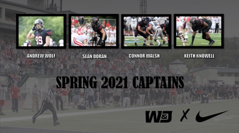 WJFootball's tweet photo. Congratulations to our 4 Spring Captains. https://t.co/3OTwJ0Ieia