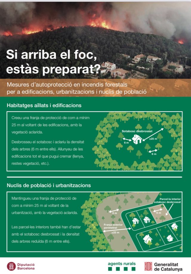 adf_301's tweet photo. Tenint encara a la retina l’incendi Forestal de Senan #IFSenan recordeu que s’ha d’estar sempre preparat, cumplir amb les messures d’autoprotecció i recorda: del 15 de Març al 15 d’Octubre resta prohibit encendre foc a menys de 500m de zona forestal. https://t.co/5oUBrkPCKk