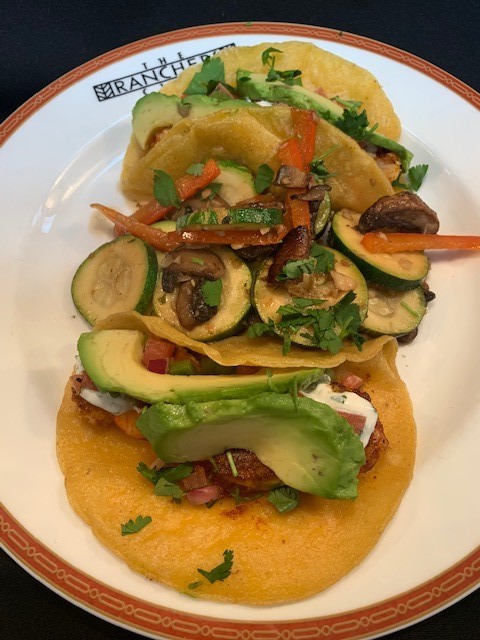 RanchersClub's tweet photo. It's Taco Tuesday! 
Lunch Special $12
Spicy Shrimp Tacos with grilled Veggies https://t.co/vgUrSEZZ1k