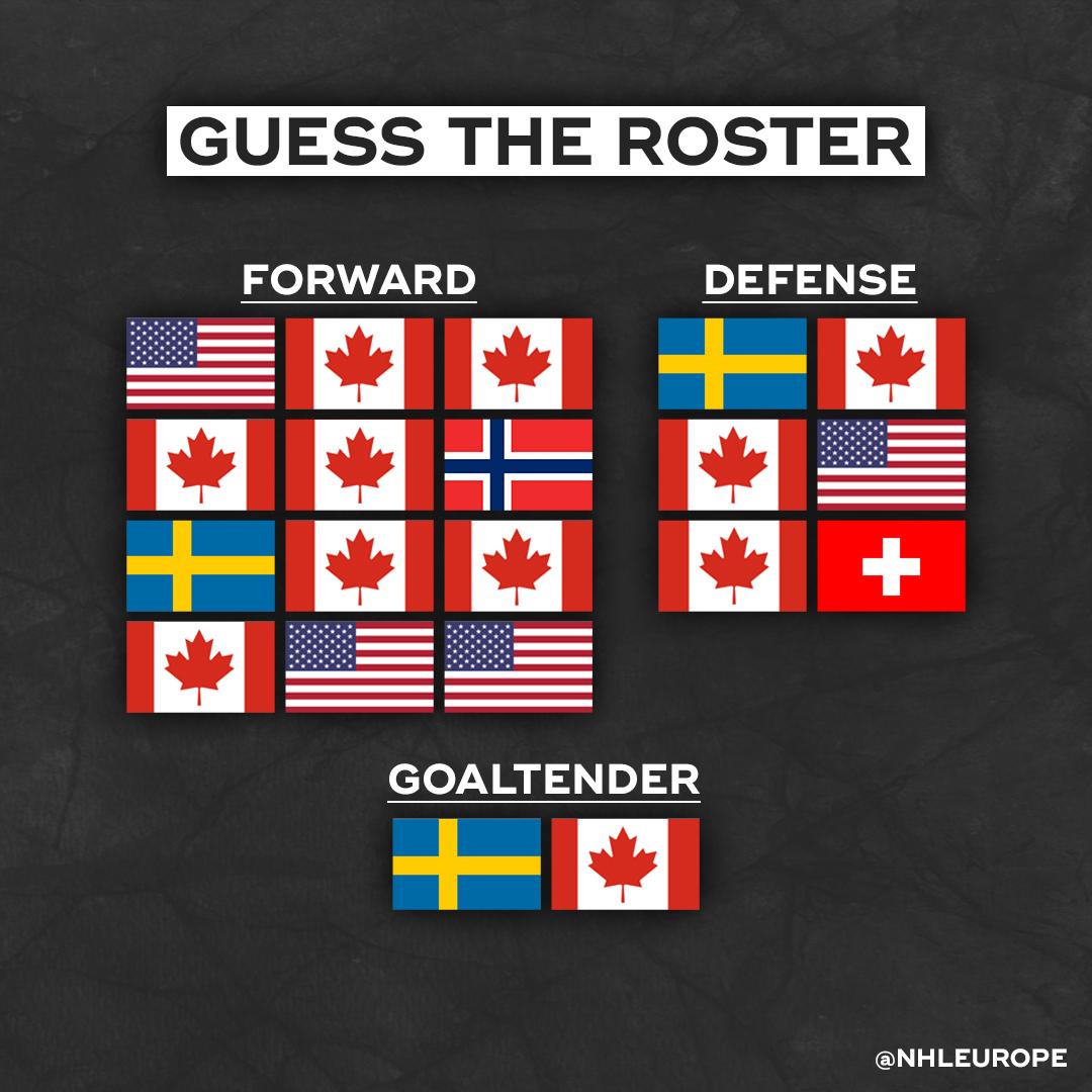 NHL's tweet photo. Homework time! ✍️

Which team did this roster play for? (Via IG/nhleurope) https://t.co/bvihcrcNBS