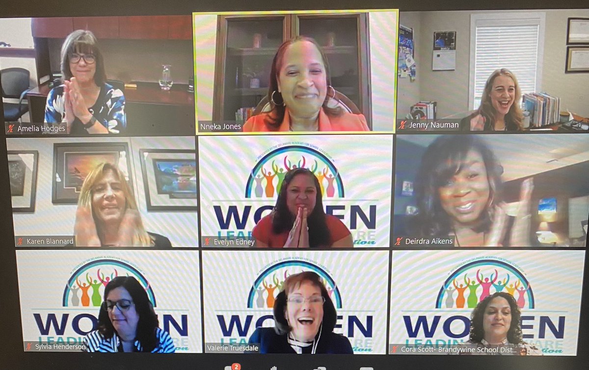 Such an inspiring panel of women leaders to learn from. “Find your tribe!”  “Delay is not denial” #womenleadDE