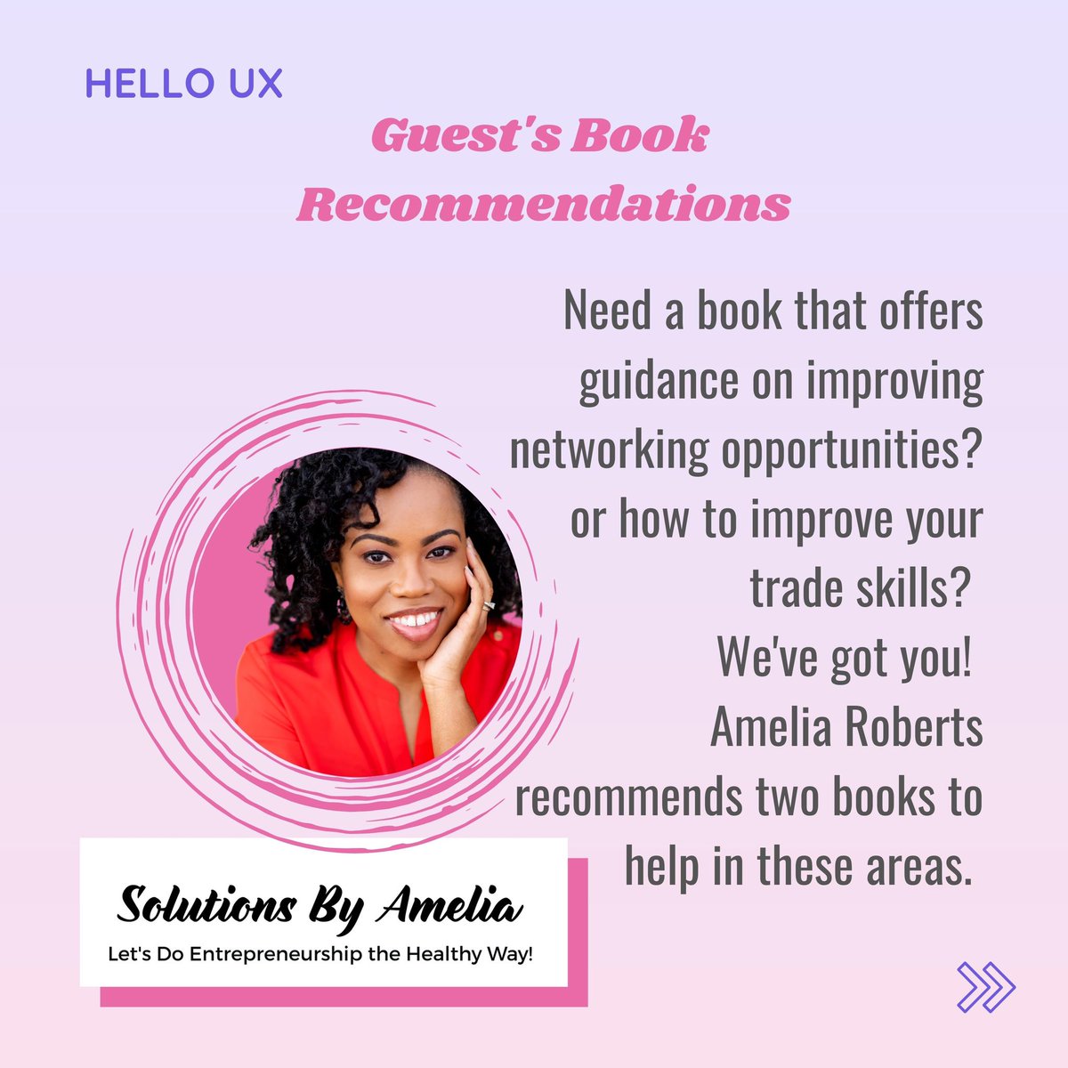 helloux_design's tweet image. Need a book that offers guidance on improving your networking opportunities? or how to improve your trade skills? We&apos;ve got you! Check out the book recommendations provided by @Talk2amelia 
#uxdesign #helloux #networking #diversevoices #womenintech #uxers #designcommunity