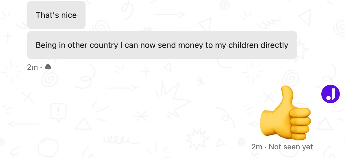 ankgera's tweet image. Love interacting directly with customers.  #JunioApp