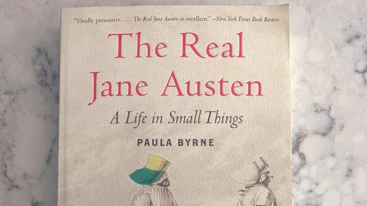 EmilyAsper's tweet photo. I have only read 5 chapters, but I am loving this book. It gives a fascinating picture of who #JaneAusten was, what she experienced and knew about. She wasn’t who a lot of people think she was or should have been. I highly recommend it! @paulajaynebyrne 

#Sanditon #SaveSanditon https://t.co/8VIBseRans