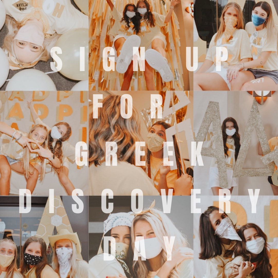 Don’t forget to sign up for Greek Discovery Day to learn more about OSU Greek Life! ✨
