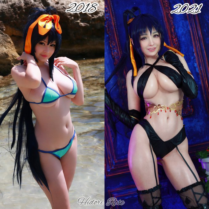 Same character cosplay, about 20 less pounds + breast plate and I’d say lots of improvement in makeup