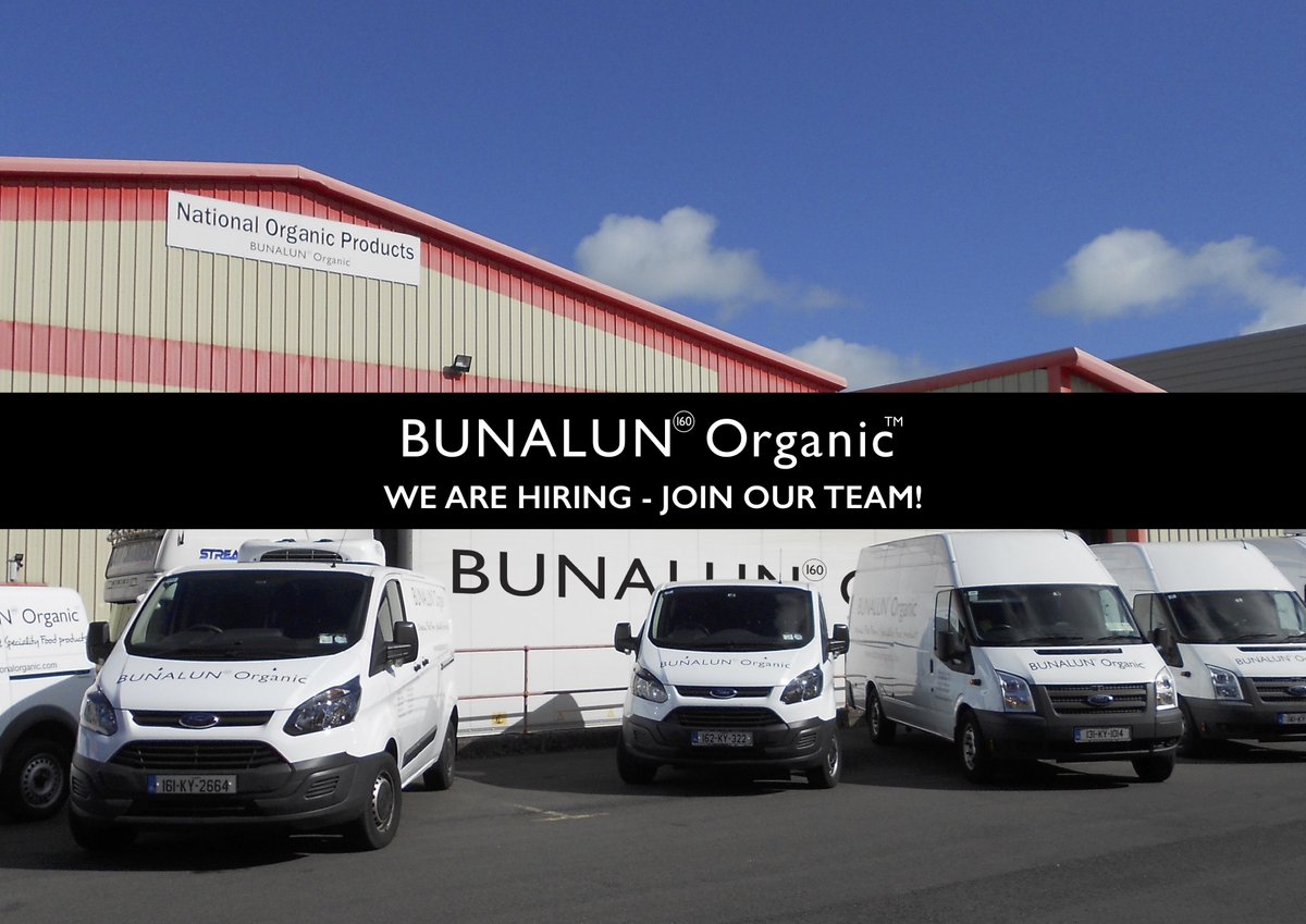 BunalunOrganic's tweet photo. Bunalun Organic is currently hiring for Van Sales Representatives based in Dublin and Galway. We are a FMCG company and are Ireland's leading organic food brand.
.
.
https://t.co/StzuGuQ0IX
.
.
#jobfairy #jobsdublin #jobsgalway #hiringnow #employmentopportunities https://t.co/LEhOEnRNFA