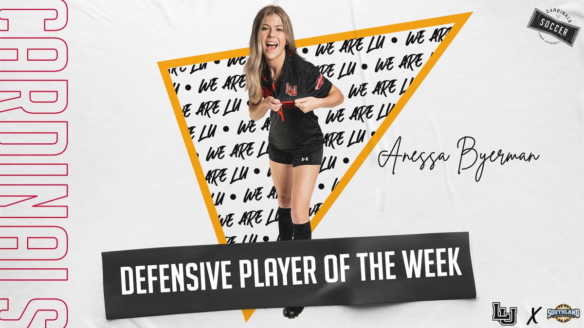 LamarWSoccer's tweet photo. Fly High Cards!

The Cardinals swept the SLC Weekly honors for just the fifth time in program history!

🔗: https://t.co/vnNGPz5BGP

#WeAreLU https://t.co/NsFxhByZNb