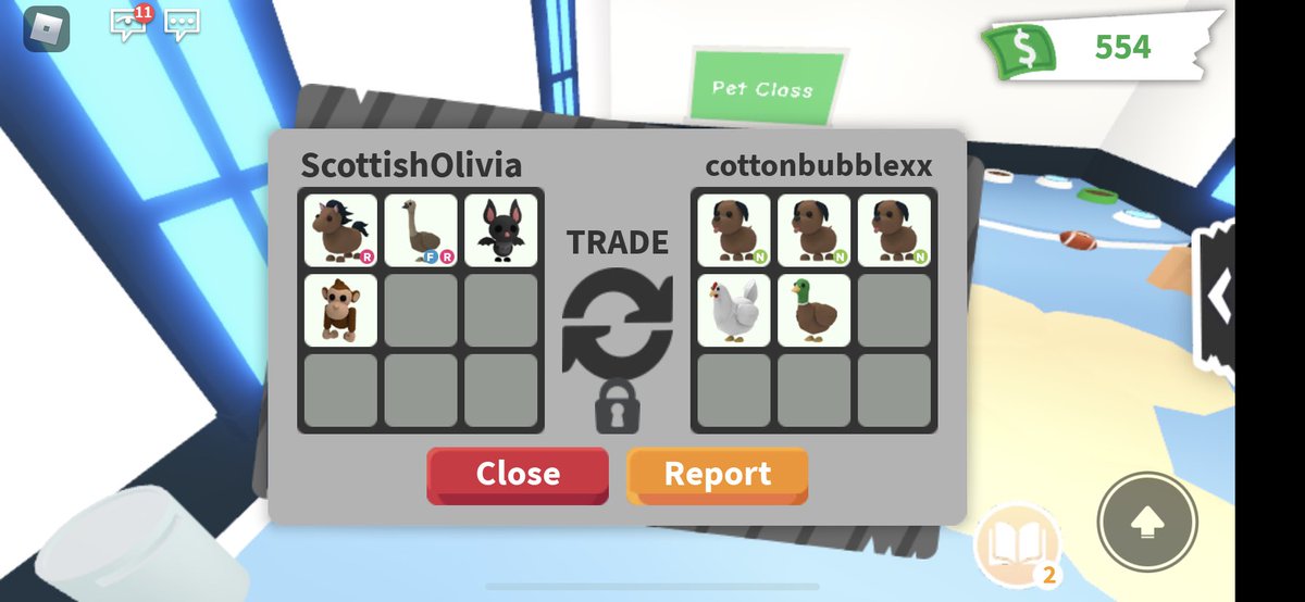 Edyta31614635's tweet photo. #AMTradingTuesday #AMTrading @PlayAdoptMe Did this trade a couple of days ago and now daughter can make a mega neon chocolate lab🥳 w/f/l? #adoptmetrading #Adoptmetrades https://t.co/vVV9T99eyE