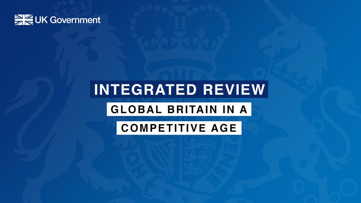 MichaelGreyGTA's tweet photo. Earlier this afternoon, the Prime Minister published the Integrated Review - setting out our vision for a stronger and more prosperous United Kingdom. https://t.co/ewVn6BoubY