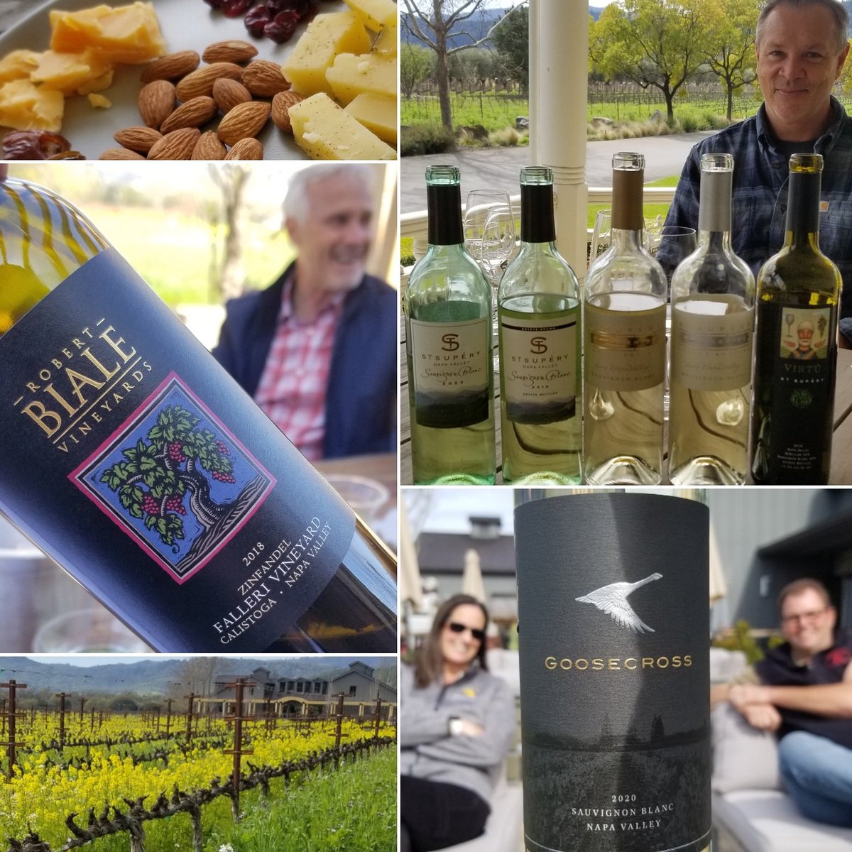 Highlights from a wonderful day spent with winemakers and proprietors at #stsuperywinery, #goosecrosscellars and #robertbialevineyards in #napavalley!
.
#sawyersomm #melier #wine #napavalleylife #goosecross #stsupery #DollarhideRanch #sauvblanc #bialevineyards #zin #zinfandel