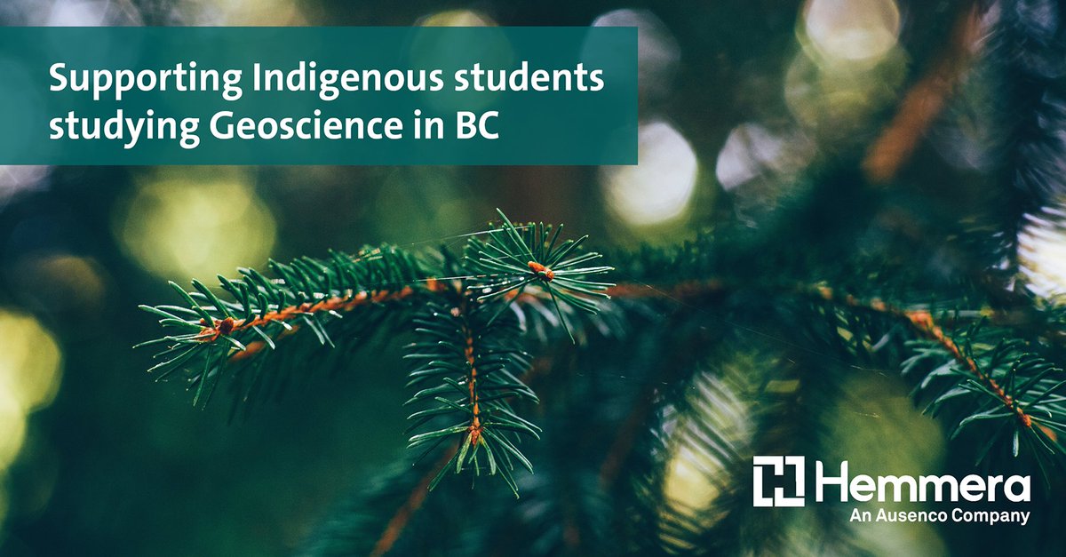 Proud to sponsor the Brian Nadjiwon Memorial Scholarship, a <a href="/KwantlenU/">KwantlenU</a> Geography initiative to support Indigenous students studying Geoscience in BC. Learn more here: bit.ly/315GIiD. #TheHemmeraWay