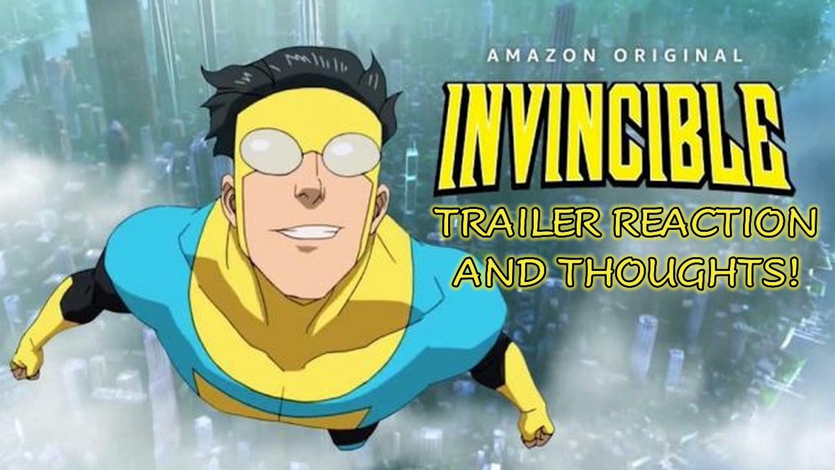 In preparation for the release of #Invincible we decided to do a trailer reaction and to go over some thoughts before flying into the S1, Come check it out!
 youtu.be/0Ynex_zBVwQ
#InvincibleFriday #comicbooks #superheroes #action #scifi #comicadaptation #animation #reaction