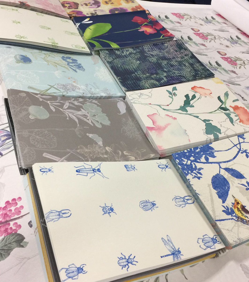 Samples for The Garden are flying out the door already! All available to buy though our website 🐞🦋🌱 elizabethockford.com/the-garden/