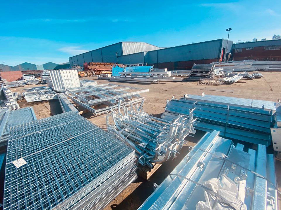 ScottishGalv's tweet photo. Some steel just galvanized catching the sun in our yard. The economical, long-lasting corrosion protection of the galvanized coating will keep the steel rust free for decades to come. Get in touch to chat about what we can do for you!

#wedgegroup #galvanizingsteelforlife https://t.co/1vPVX4SeGt