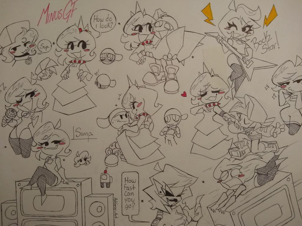 AshGray_Art's tweet photo. Fun fact, I'm the designer of the - Gf
#FridayNightFunkinMinus https://t.co/DWeWmdbSKp