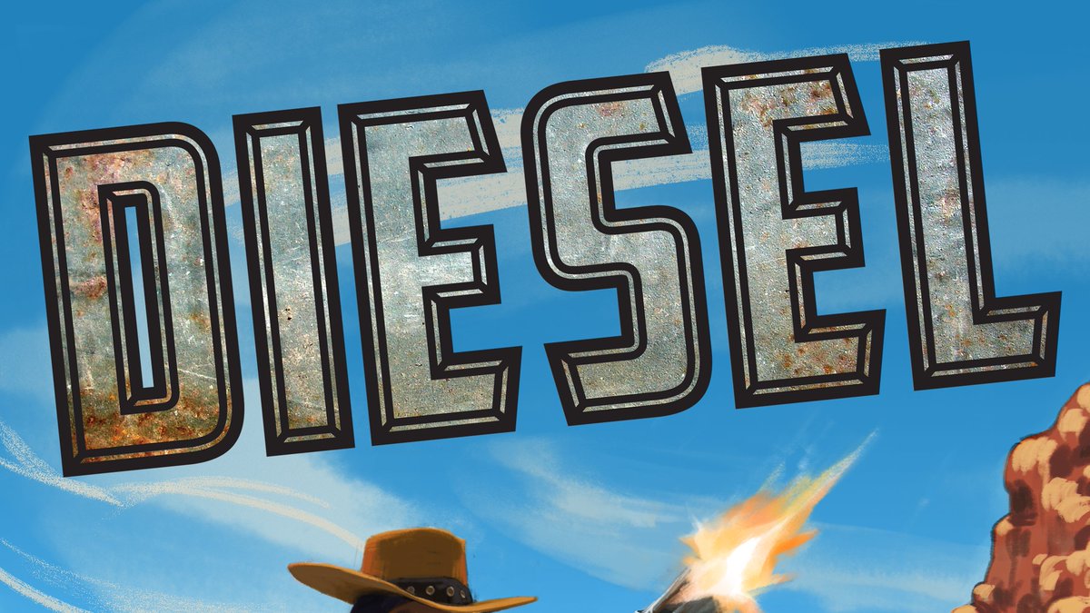 So I'm working on a TTRPG called Diesel. We're a week away from funding fully, and we're just over halfway. Its cowboy adrenaline mixed body augmentations in a frontier region placed in the corpse of a sea, neighbored to the edge of reality.

And I'm art directing.