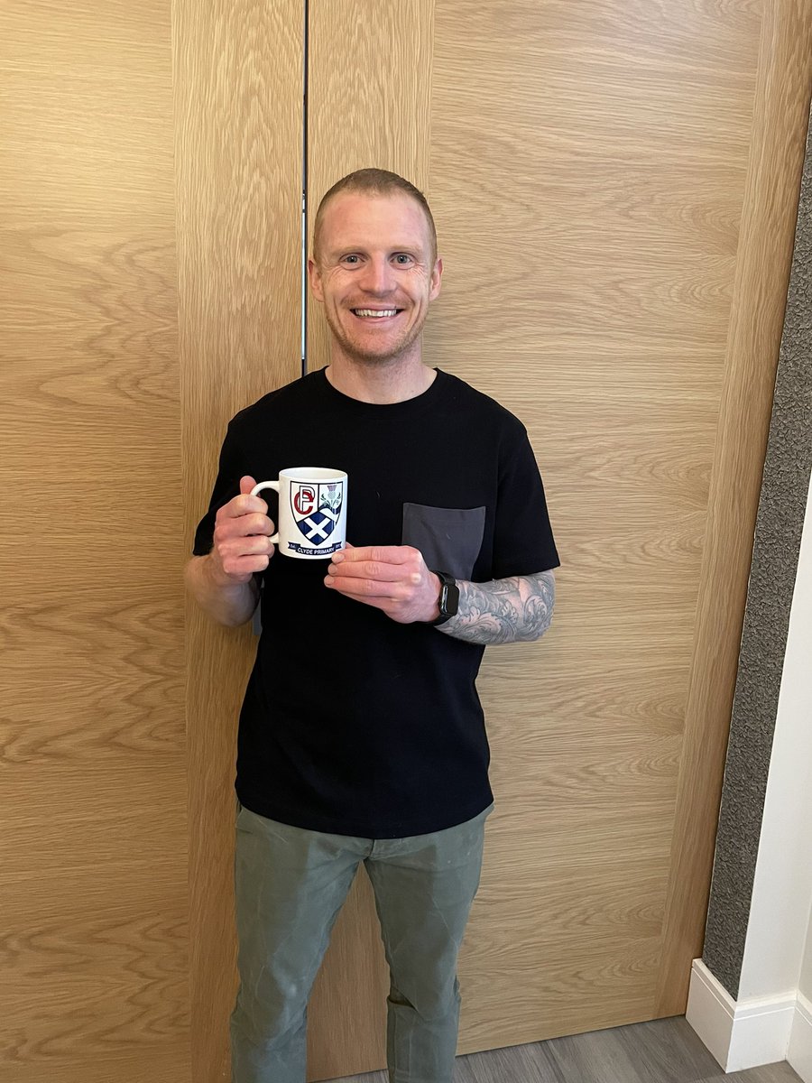 Burkeman29's tweet photo. @ClydeParentCncl thank you Craig Tait for the nomination of adopt a mug. Il be enjoying some tea in this later https://t.co/izk8z90SCe
