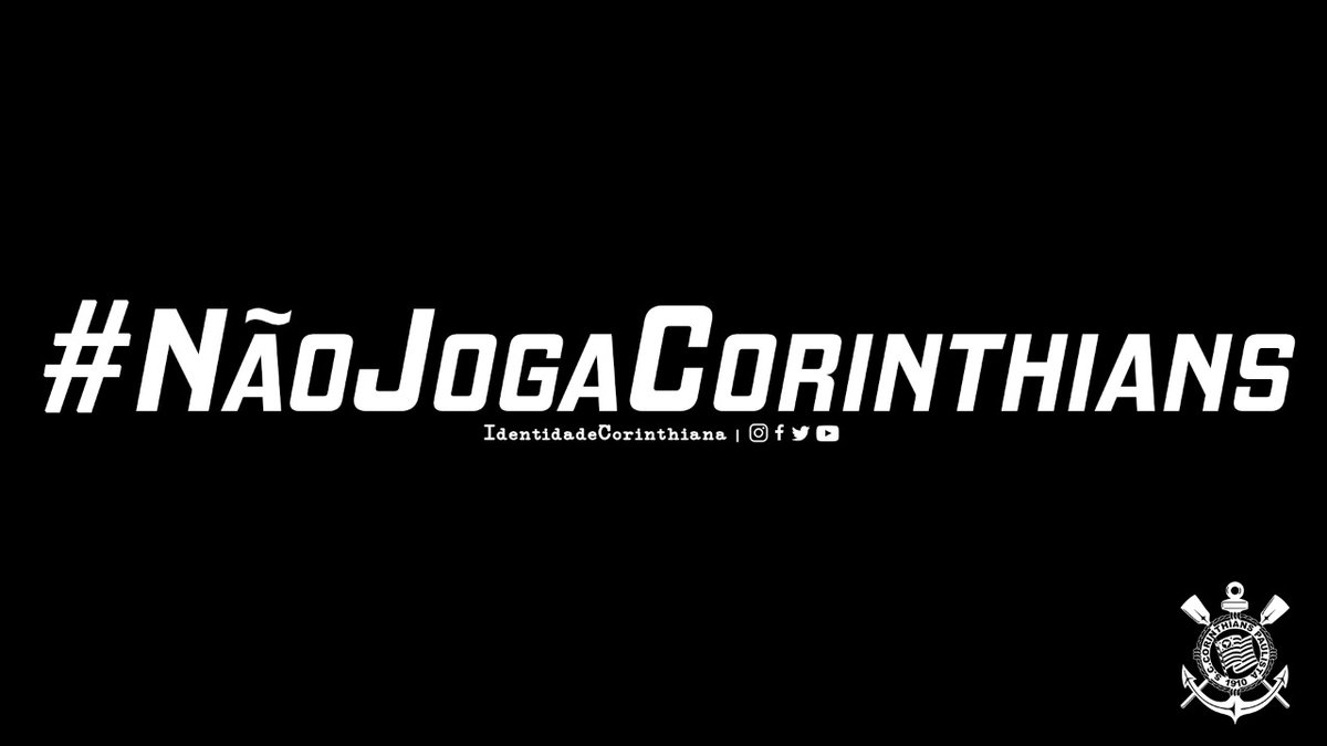 IDCorinthiana's tweet photo. #NaoJogaCorinthians https://t.co/DTrBAujwyQ