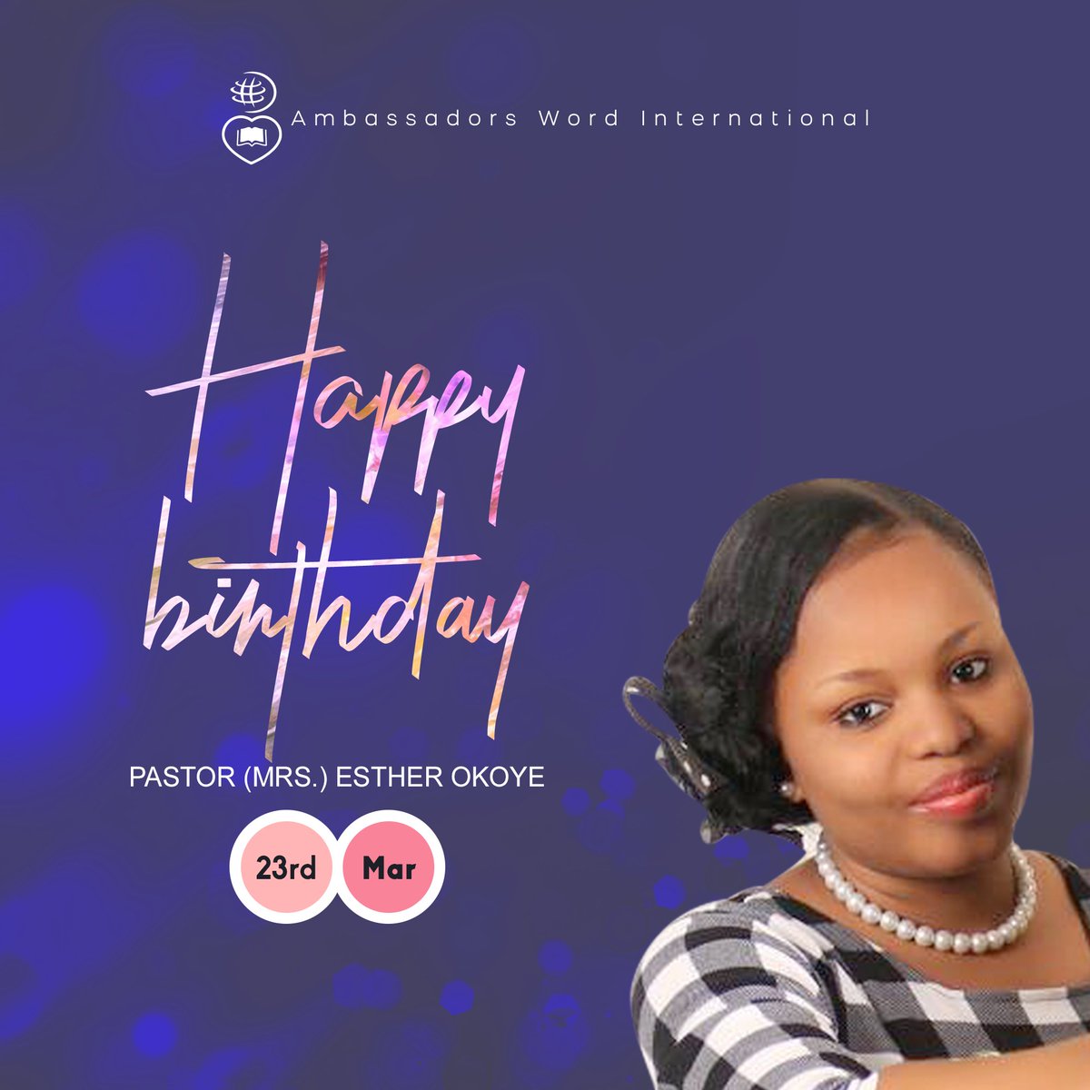 ambassadorsword's tweet photo. Happy Birthday Pastor!! 🥳🥳🥳
We love you and celebrate with you.
#PDfied
#ReadyPartners https://t.co/79OmPA3lPD