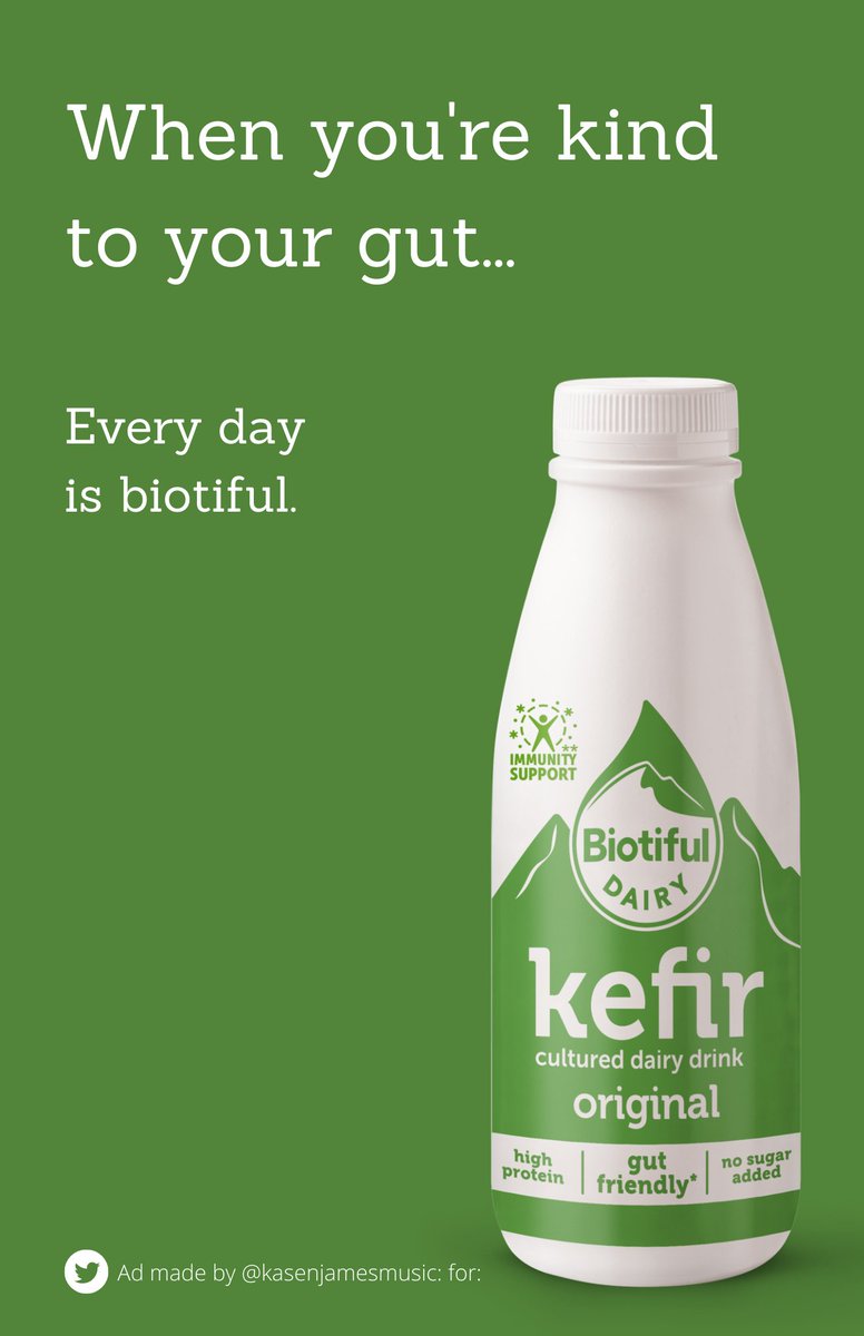 kasenjamesmusic's tweet photo. "Milking it": How to #UpgradeYourBreakfast pt 2/3 @OneMinuteBriefs @BIOTIFUL_DAIRY #advertising #adtwitter #copywriting #creative #wordplay #lol #dairyfunny #legendairy https://t.co/96SBPTUtlZ