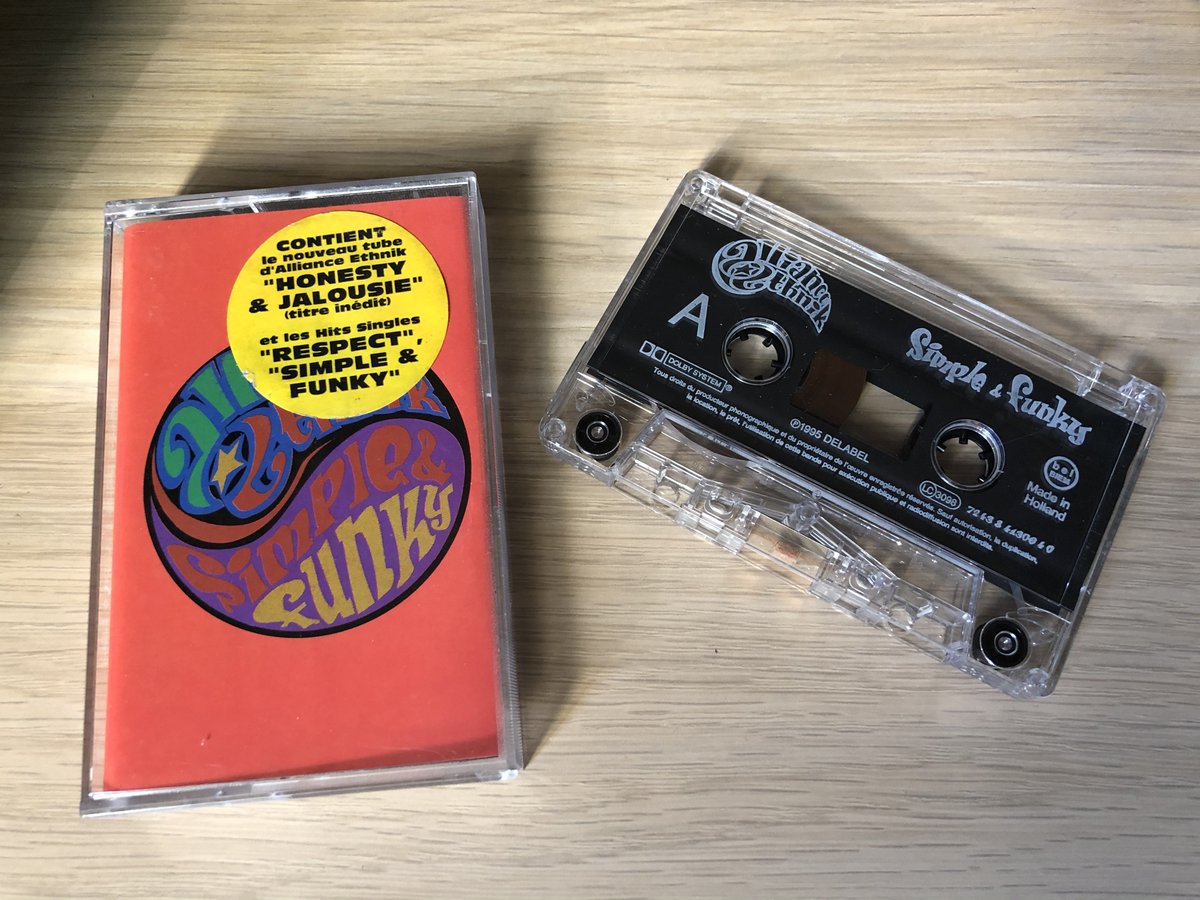 julienktl1983's tweet photo. #nowplaying Alliance Ethnik « Simple & Funky » (1995) #cassetteaudio https://t.co/kh8nfFGlE5