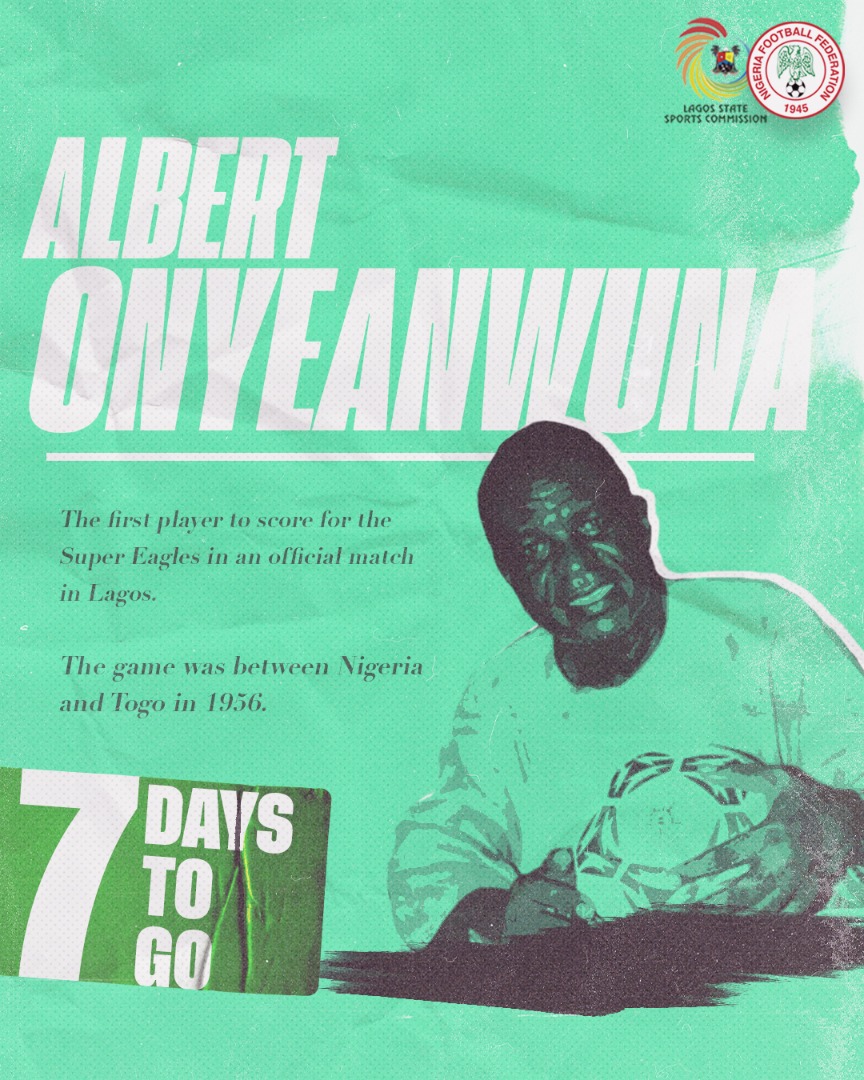 thelssc's tweet photo. Some records will stand for all time. This is one of them!
#SuperEaglesBackInLagos
#LagosIsReady
#LagosSportsIsBack https://t.co/pkBjQVIeUe