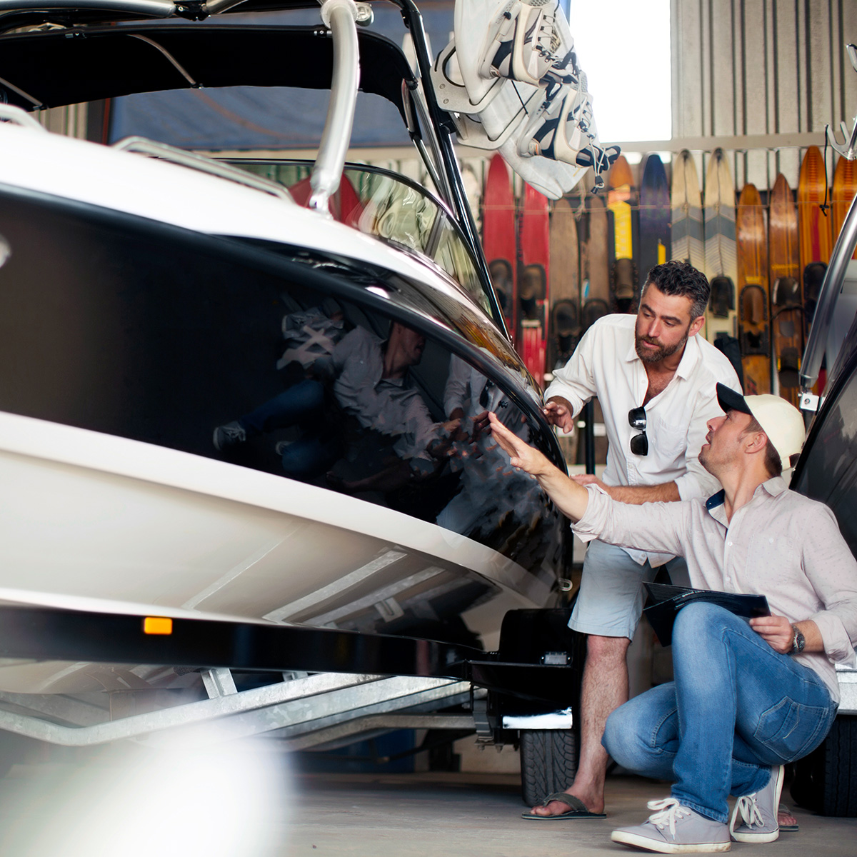 As we approach the boating season, don't forget to inspect your boat's hull for cracks. And if you're thinking about inspecting your policy, let's talk.