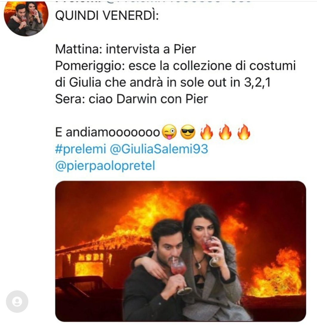 AndreaScheniniA's tweet photo. Io dico che Venerdì #prelemiday
MANDIAMO IN TENDENZA L'HASHTAG #VENERDIPRELEMI
@pierpaolopretel @GiuliaSalemi93
#prelemi https://t.co/0DKxifHaTh