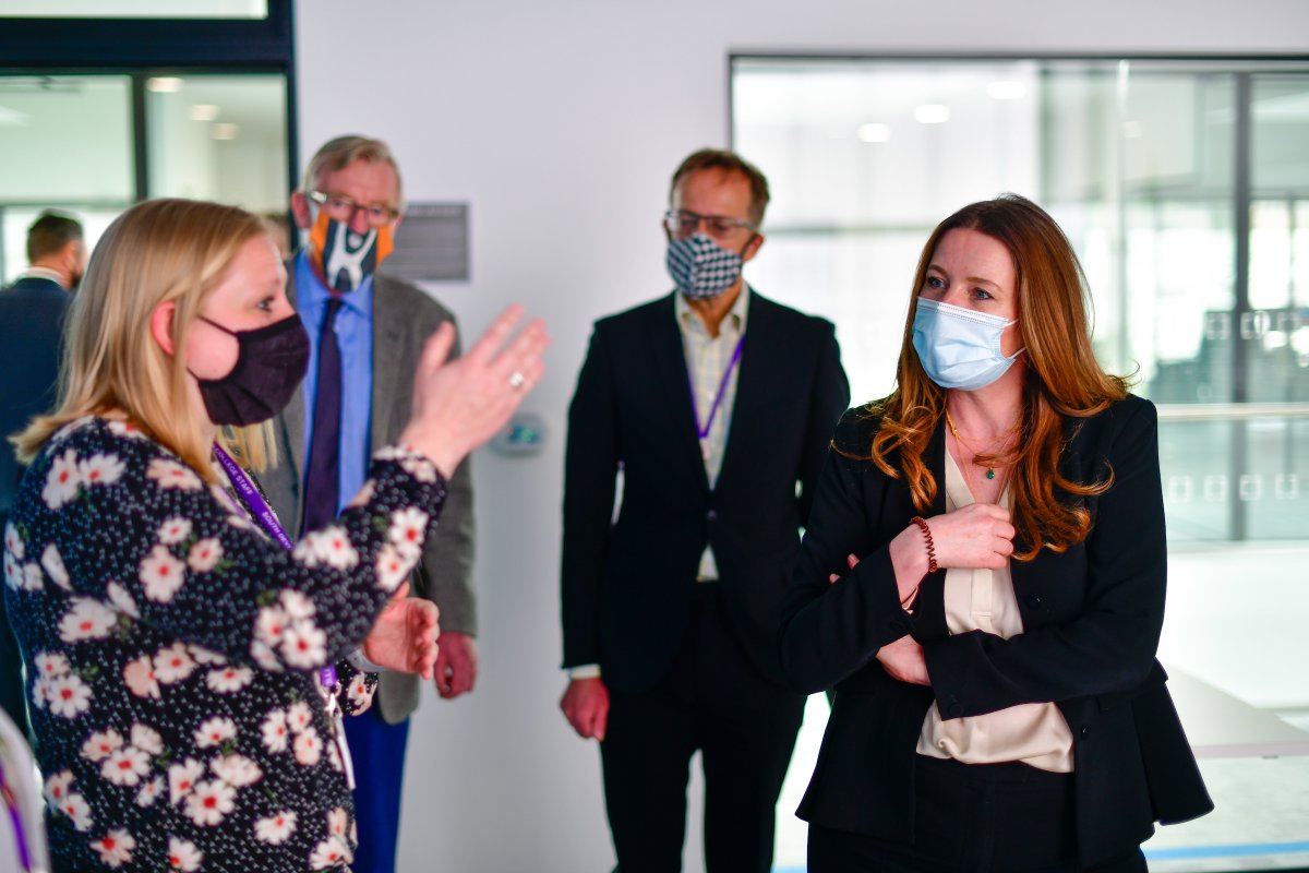 sdcollege's tweet photo. What a day! We were so pleased to host @GillianKeegan, Minister for Apprenticeships &amp; Skills. Her enthusiasm for skills based learning was infectious! https://t.co/Ed3zL7wJWF