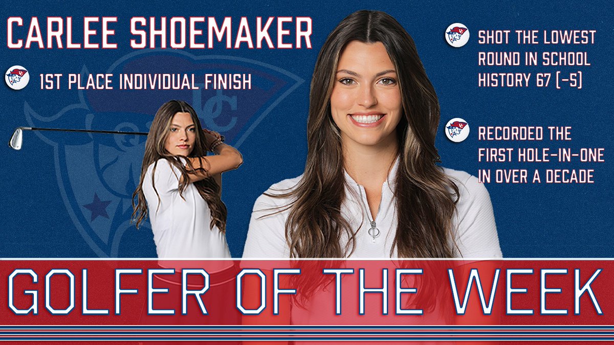 Carlee Shoemaker secures her third MSC Golfer of the Week Award on the season! 

Full story: ⬇️⬇️⬇️
cumberlandspatriots.com/news/2021/3/23… 

#OneBigTeam