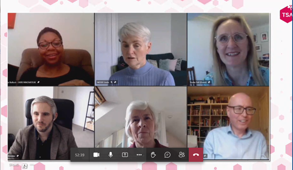 Bellevie_care's tweet photo. Thank you @_CynthiaBullock for chairing the #ITECconf21 session on Driving a Revolution in Care and Support. It was great to be alongside @SButlerPhotos from @SHU_AWRC, @jamesbrinkler of @TribeProjectOrg, Prof Linda McKie and Dr Sophie Bowlby's Healthier Working Lives Project. https://t.co/fO38tzIz9m