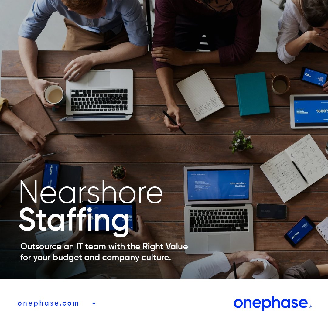 OnephaseLLC's tweet photo. Companies that engage with Onephase as a Nearshore partner encounter a highly trained team, with english proficiency, cultural affinity and a team that operates in the same timezone.
Let's Talk!
https://t.co/of6WSgZaHf
#onephase #technologysolutions #nearshore #nearshoring https://t.co/gpQ6CPh9aR