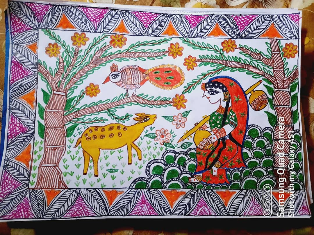 NEHAPATHAK123's tweet photo. #मिथिलापेंटिंग 🎨🖌️
♥️
   #मीराबाई ❤️

 कोशिश
      
     नेहा पाठक
@NEHAPATHAK123 
@AlokcPathak 
@Komal_pathak1 
@MithilaMirror https://t.co/eRKka1BKd1