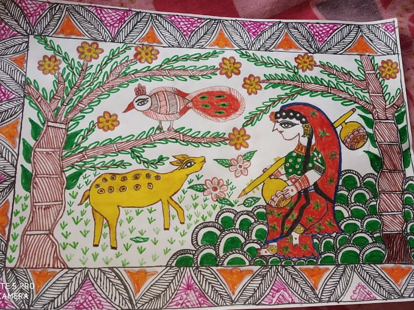 NEHAPATHAK123's tweet photo. #मिथिलापेंटिंग 🎨🖌️
♥️
   #मीराबाई ❤️

 कोशिश
      
     नेहा पाठक
@NEHAPATHAK123 
@AlokcPathak 
@Komal_pathak1 
@MithilaMirror https://t.co/eRKka1BKd1