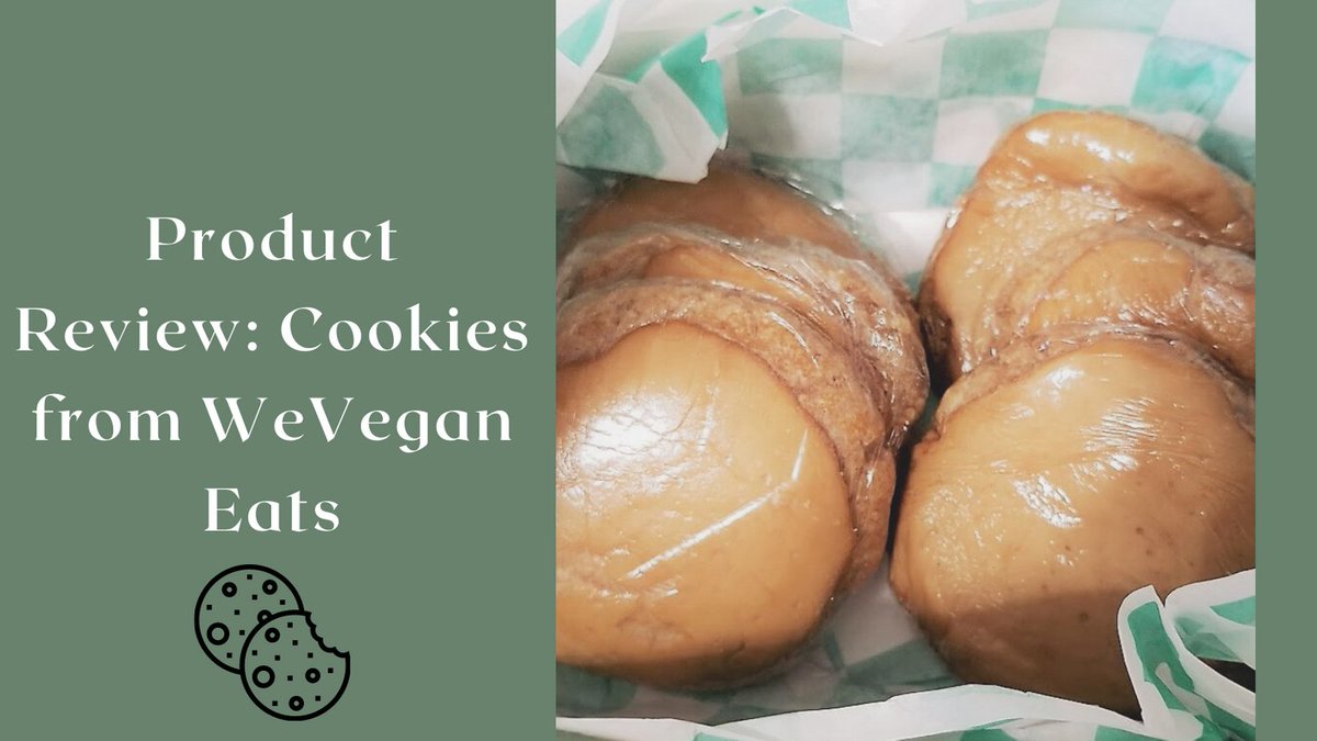 VeganBlogger777's tweet photo. A #vegan product I am loving is cookies from @weveganeats. They offer a variety of baked goods. I have tried #cookies &amp; #brownies. They are all delightful. I would recommend this product for a treat! Full review: https://t.co/RDrUCAuy59
#productreview #WeVeganEats   #foodreview https://t.co/gjPkU25yoi