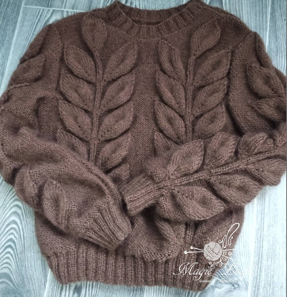MagicLoops's tweet photo. Excited to share this item from my #etsy shop: #Mohair #sweater #pattern #leaves #pullover #for #woman #coffee #color #quality #yarn #soft #italian #mohair #clothes #for #women #female #handmade #brown #floral #crew #mohairsweater #patternleaves #woman https://t.co/mkSIkIQ2bU https://t.co/4FdjkFpKR6