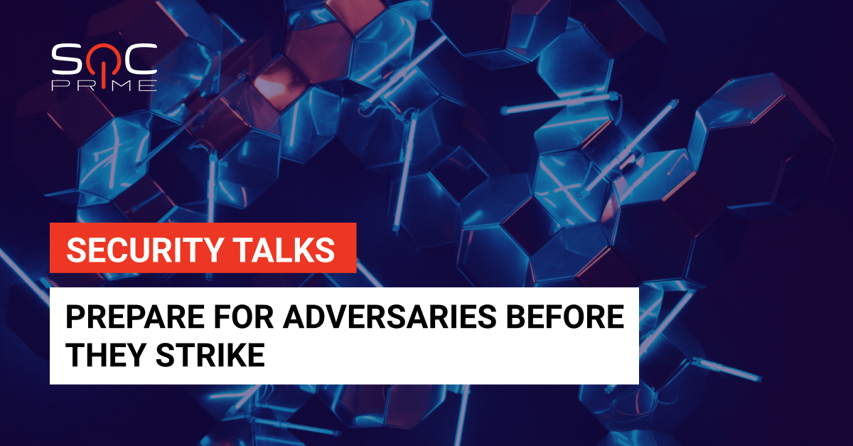 SOC_Prime's tweet photo. Join the upcoming Security Talks with SOC Prime on March 31, 11 AM(EDT)! In this session, our renowned #threathunting engineer, Adam Swan, will talk about behavioral rules for detecting advanced threats on the example of #Solorigate and #ExchangeMarauder. https://t.co/YcPu3Iz7Hp https://t.co/g87oFSN3QB