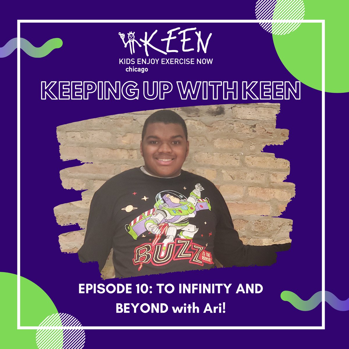 keenchicago's tweet photo. For the final episode of Keeping up with KEEN Season 1 we will go TO INFINITY AND BEYOND with Ari. Ari is a Buzz Lightyear fan and an amazing storyteller and artist. We are lucky he was able to join  Amy for a Podcast episode. Check it out!

https://t.co/zGQIlbtS2w. https://t.co/Lnp5xwf5GT