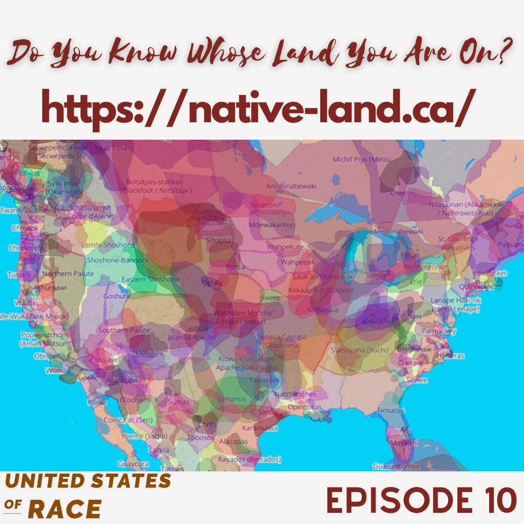dbcrema_author's tweet photo. Did you know - in N. America there are more than 1,100 Native tribes—562 in the United States and 630 in Canada? (a thread)
#landbackmovement #LandBack 
#unitedstatesofrace #podcast https://t.co/XxqGhnBKTG