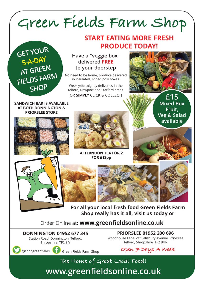 Scenetelford's tweet photo. You really do need to get to Green Fields Farm Shop soon, they have the most amazing cookie dough Easter eggs.
On top of that they offer the finest foods in Shropshire,  best afternoon teas around &amp; fresh produce for all occasions inc. lunchtime sandwiches and their veggie boxes! https://t.co/X0NKLhg23L
