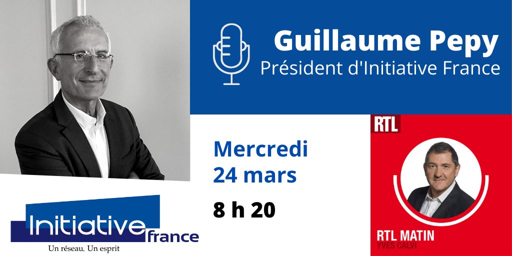 🎙️ Demain à 8h20, Guillaume Pepy sera l'invité d'#YvesCalvi dans la matinale de <a href="/RTLFrance/">RTL France</a>. 

Au programme : créer son #entreprise en période de crise. #RTLMatin