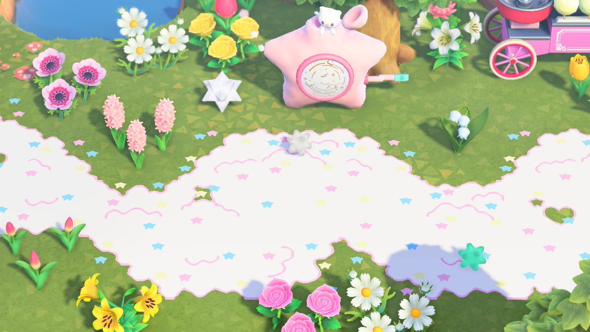 TabbaACNH's tweet photo. I made a path! #ACNHDesigns #AnimalCrossing #ACNH https://t.co/w8BOIAJAzB