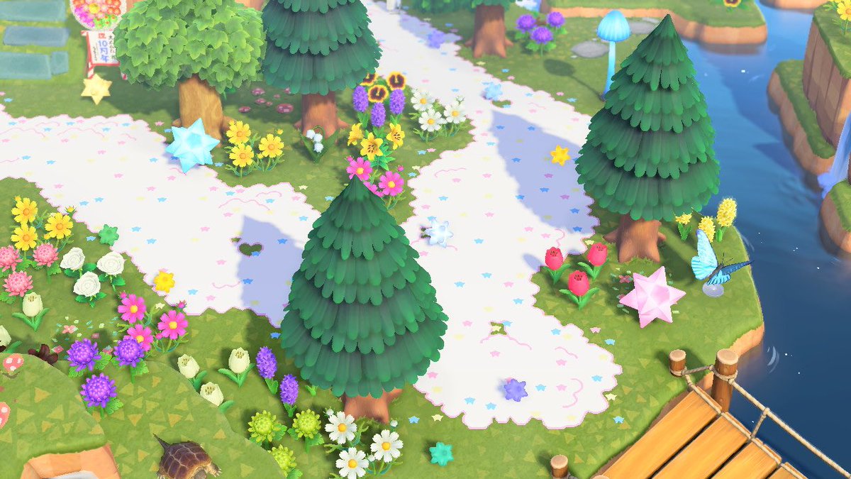 TabbaACNH's tweet photo. I made a path! #ACNHDesigns #AnimalCrossing #ACNH https://t.co/w8BOIAJAzB