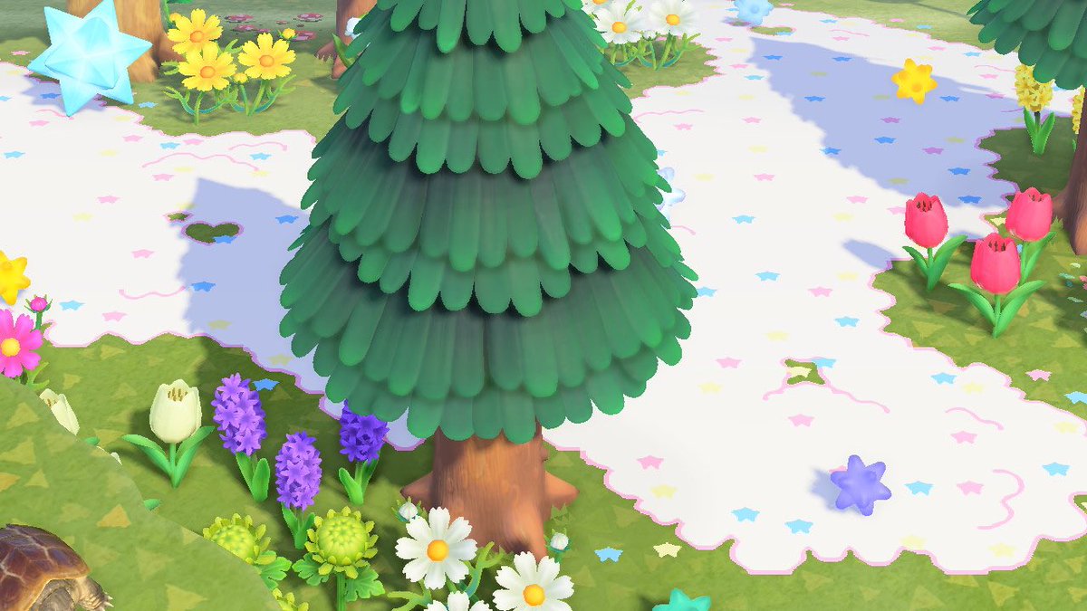 TabbaACNH's tweet photo. I made a path! #ACNHDesigns #AnimalCrossing #ACNH https://t.co/w8BOIAJAzB