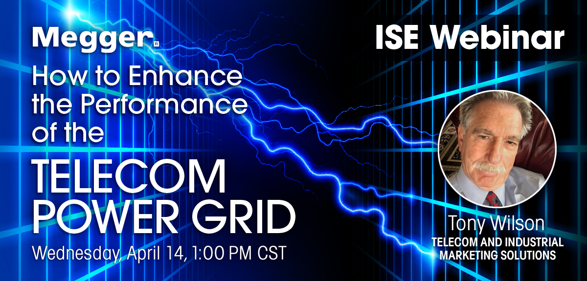 ISE_Magazine's tweet photo. WEBINAR: Power up! Get up to speed: How to Enhance the Performance of the Telecom Power Grid. https://t.co/j37tFER7H2
Earn 1 BICSI CEC. Wed, April 14, 2021 1:00 PM(CT)

#ISE_Magazine @MeggerUSA #copperwire #copperinfrastructure #networksolutions #wireline #networktransformation https://t.co/d9ca5fczaB