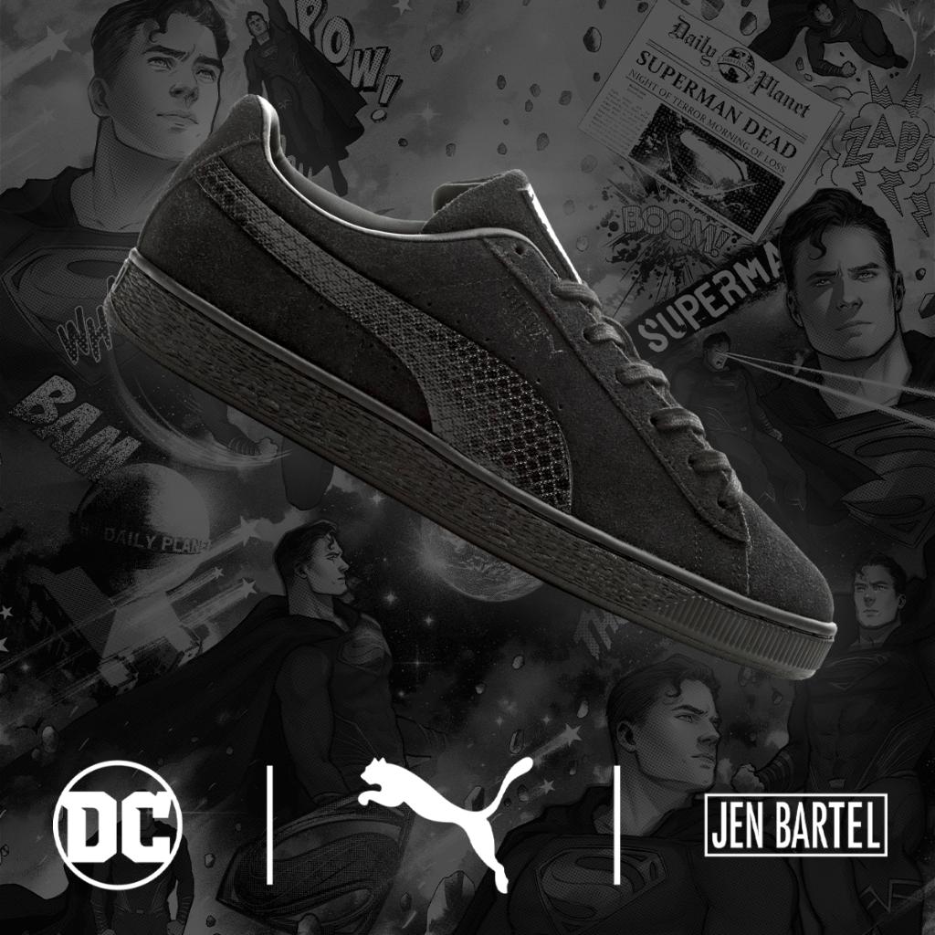 puma black suit superman